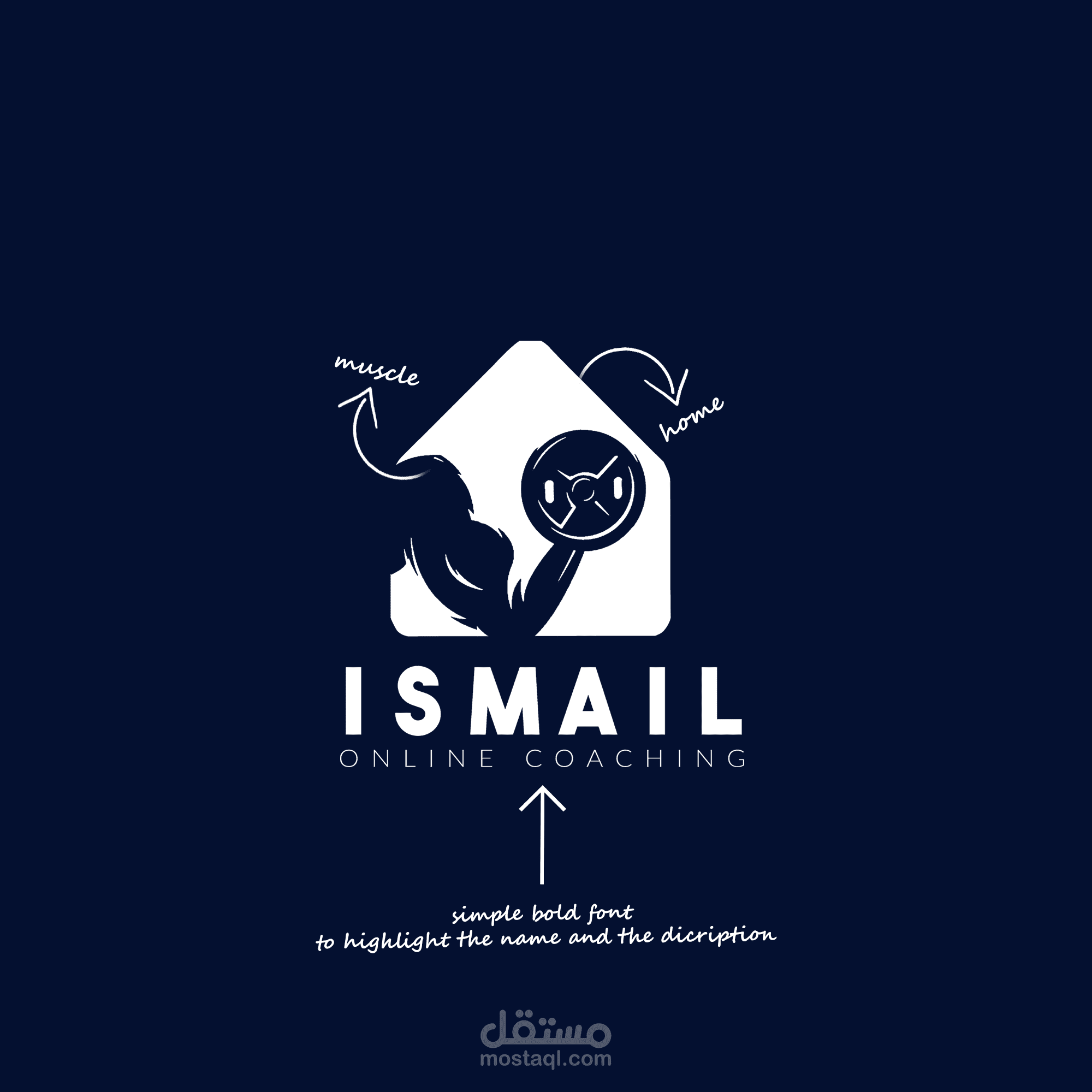 تصميم شعار و تيشرت لمدرب اونلاين