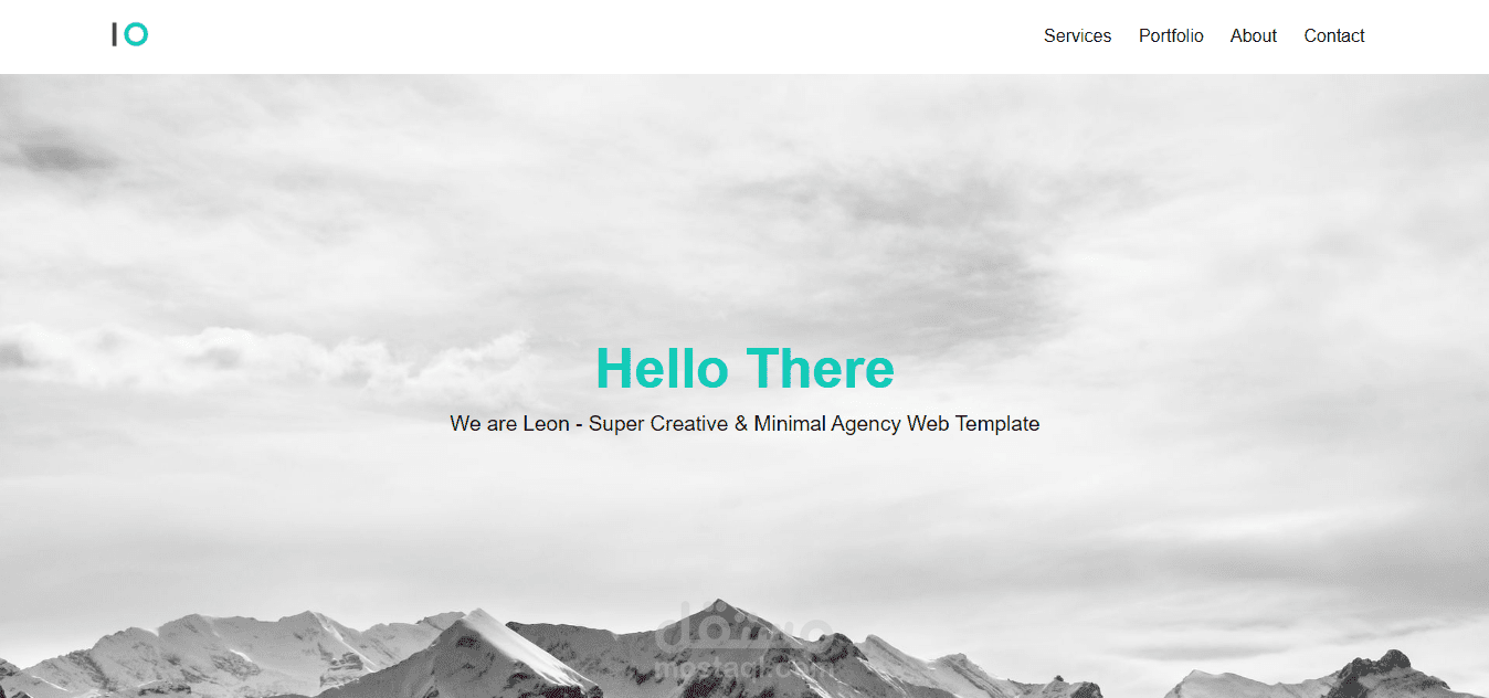 Leon landing Page