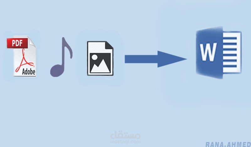 تفريغ محتوى من صور وتحويلها إلي Word