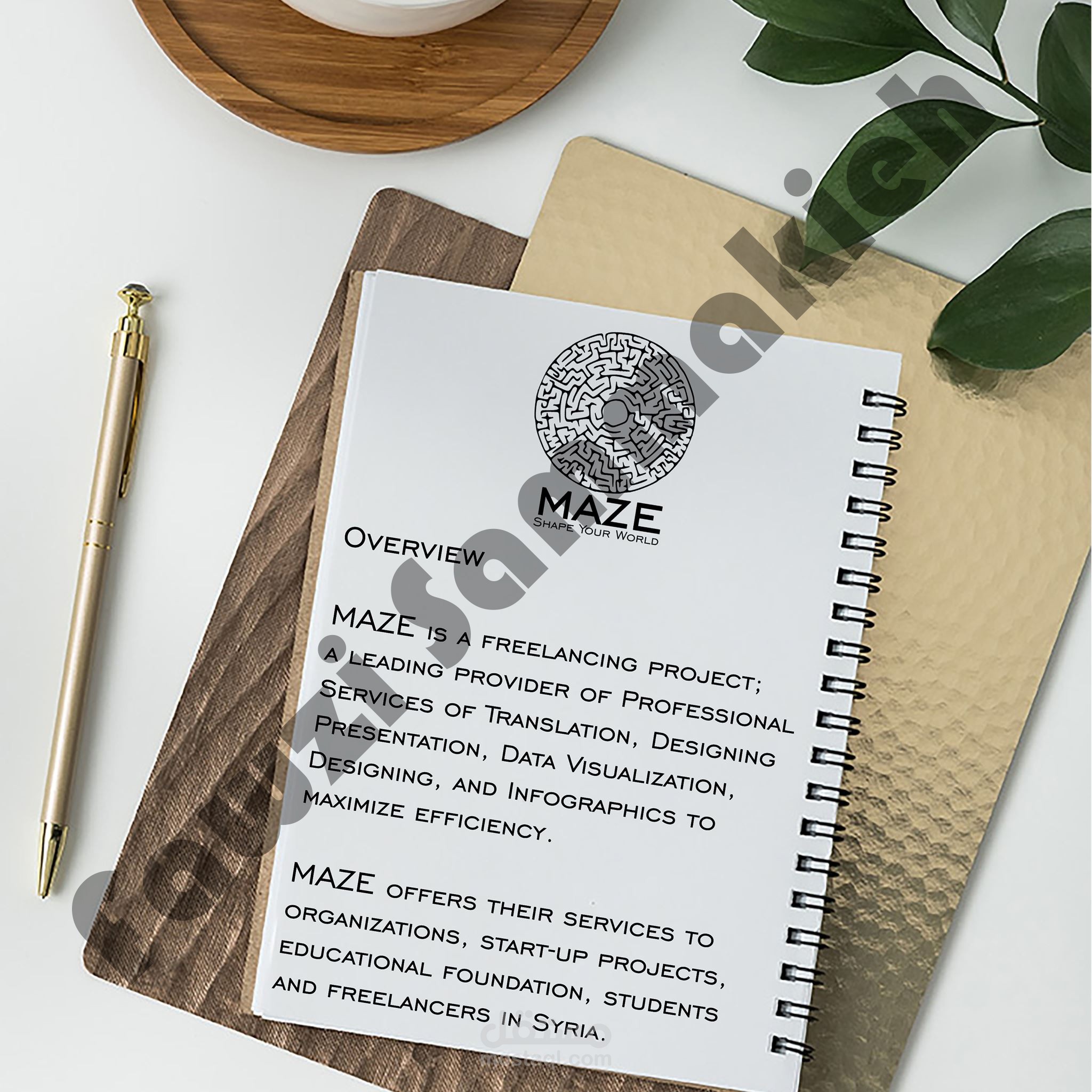 تصميم بروشورات تجارية