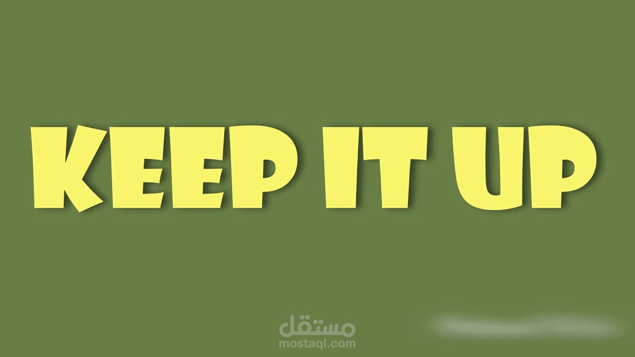 Motion Graphics----Hard Work Every Day