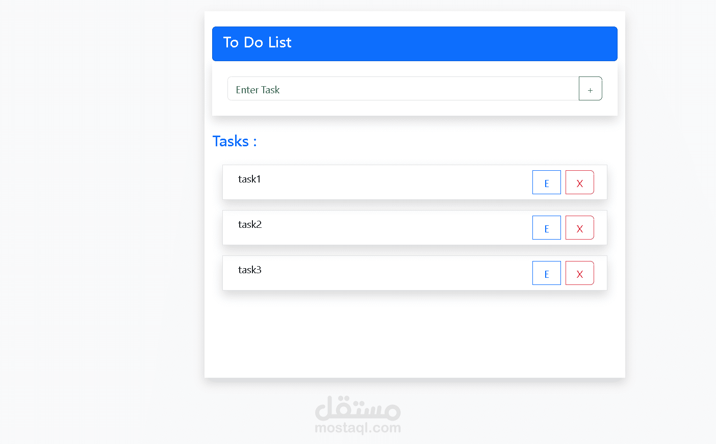 To Do List App