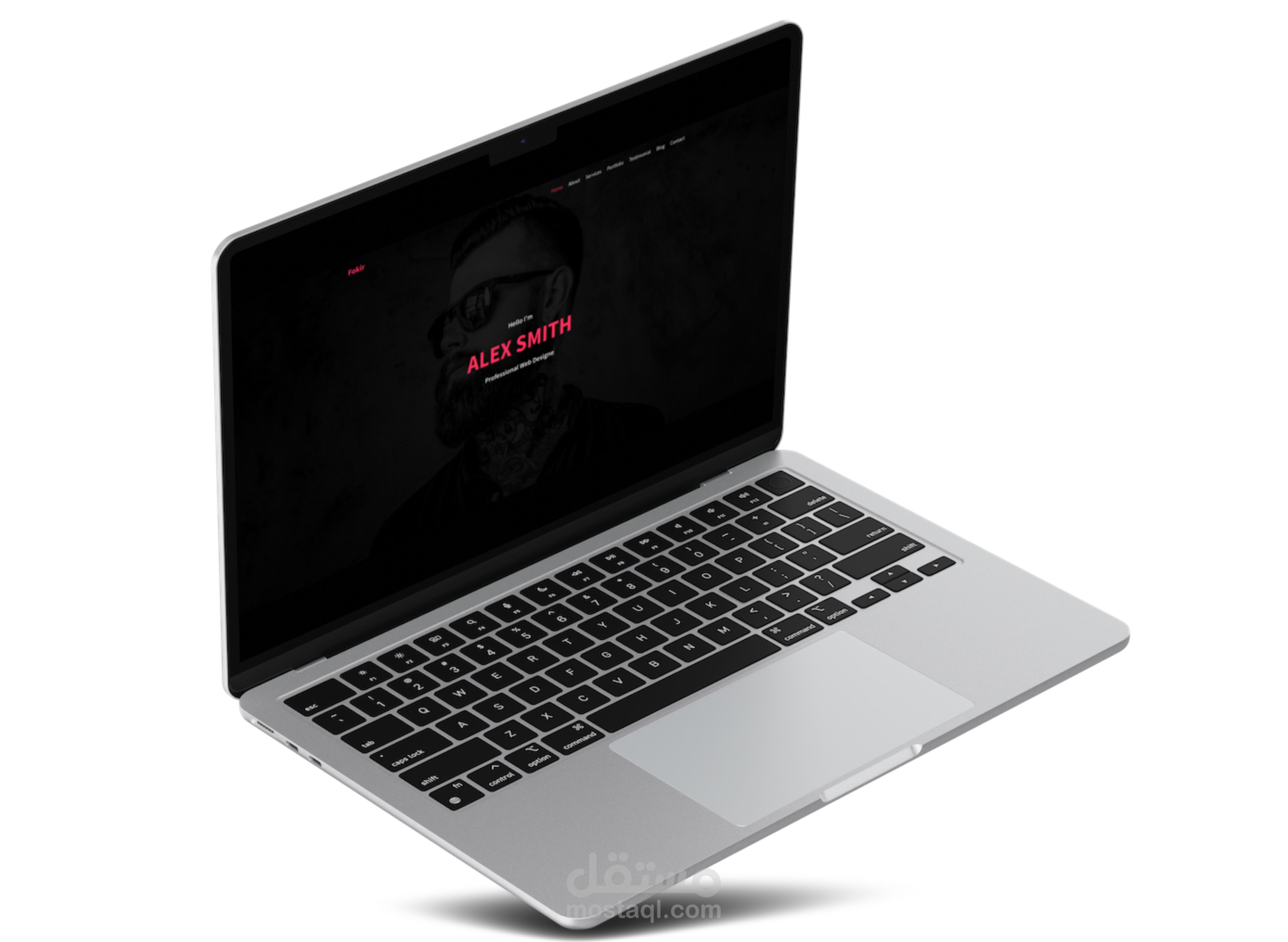 landing page - صفحة هبوط (HTML, CSS, JS)