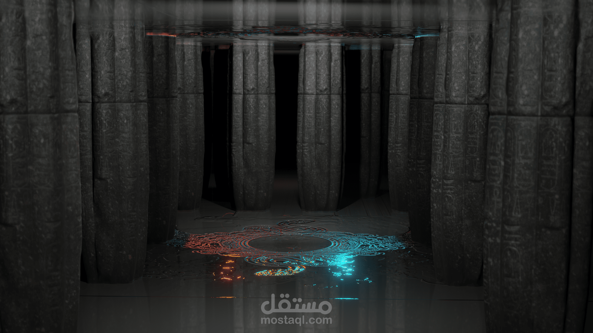 (ancient temple ( LOGO INTRO