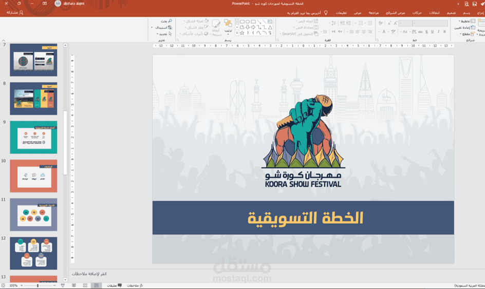 عرض بوربوينت - خطة تسويق