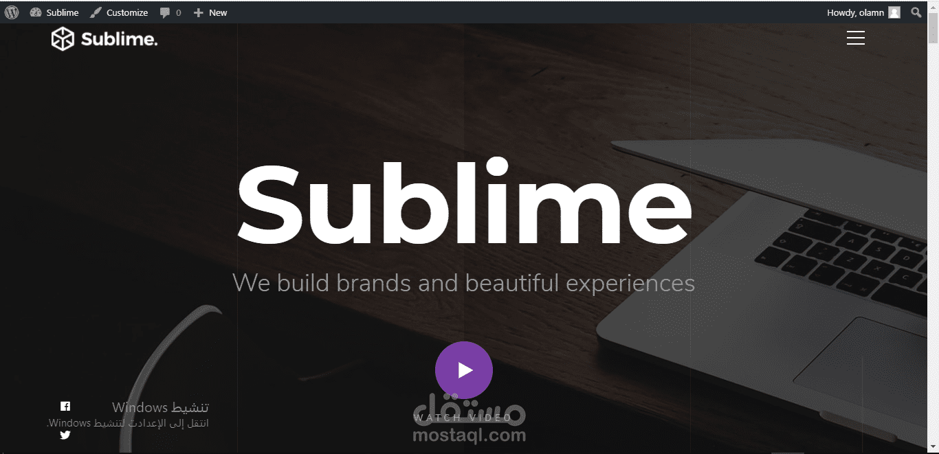 برمجة theme wordpress