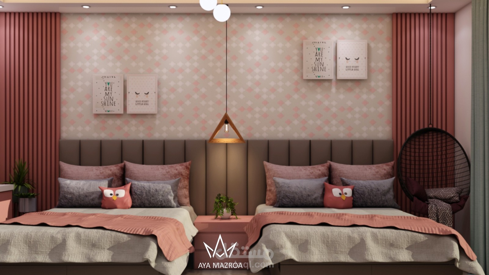 Modern Girls' Room Daughter's Room Design In Madinty