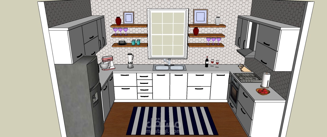 تصميم مطابخ وفرش داخلي 3D