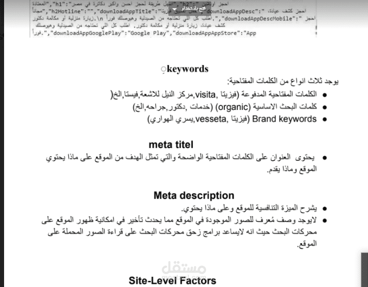 ٍُSEO audit