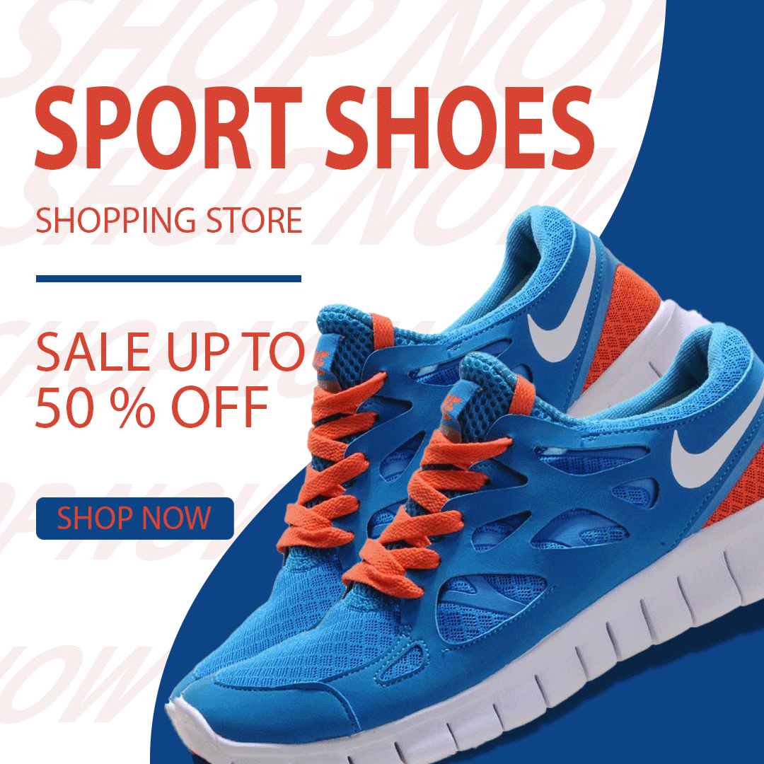 GIF Social media ads ( Sport shoes )