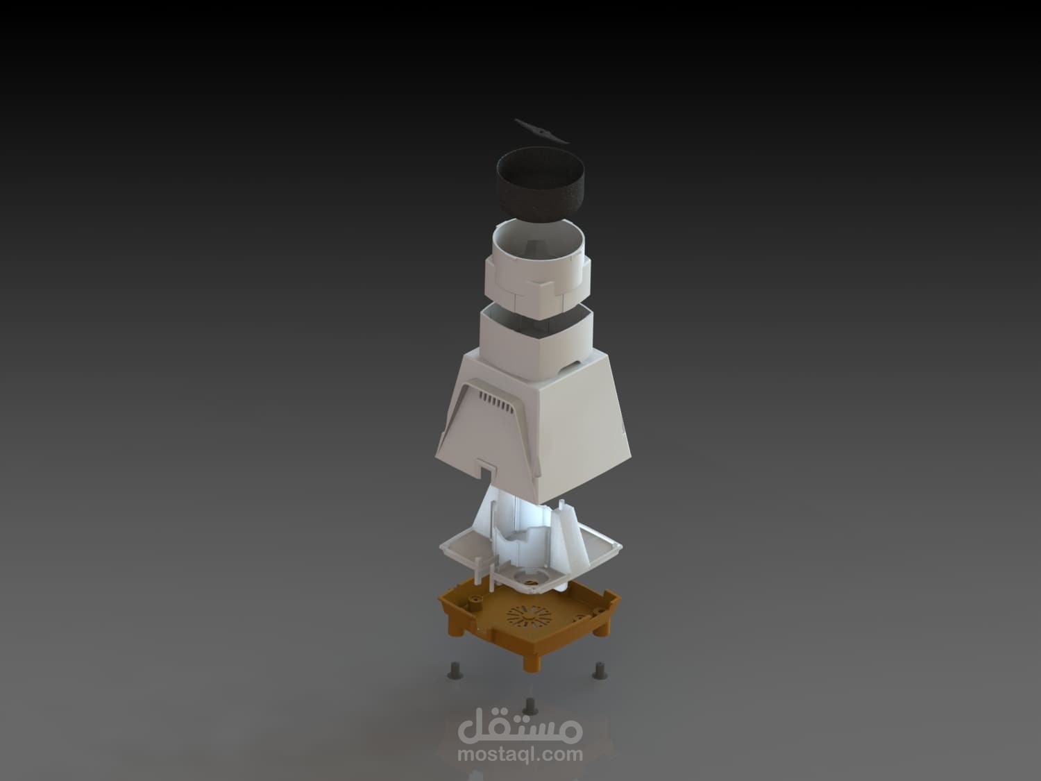 تنفيذ التصاميم  ال3D باستخدام SOLIDWORKS