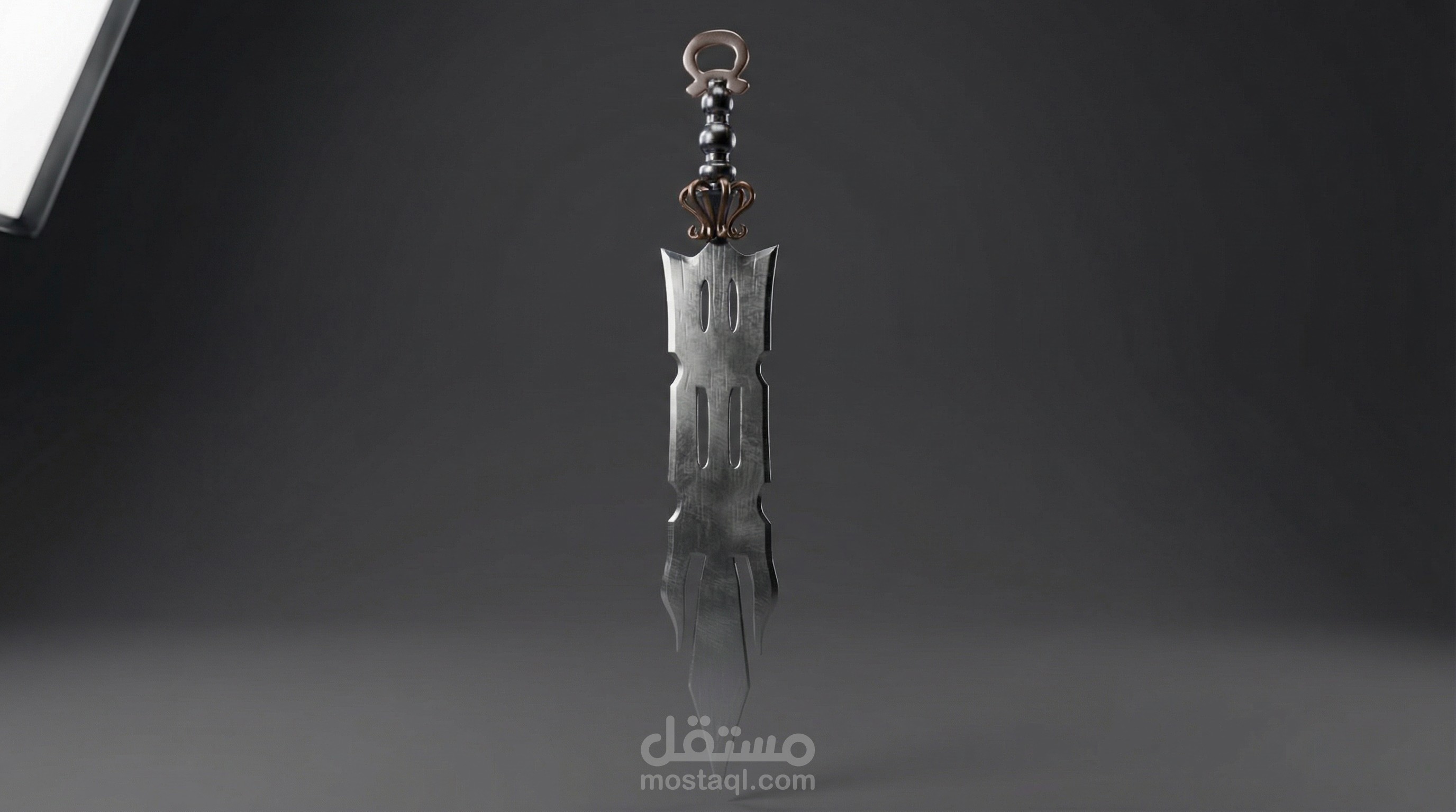 نمذجة سكين ثلاثية الأبعاد مع Topology نظيف ودقيق