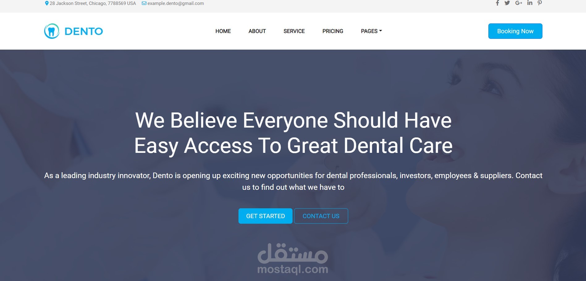 انشاء صفحة ويب بأستخدام HTML و CSS  اي ( Landing page)
