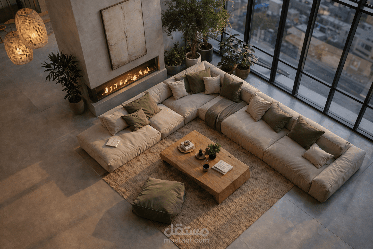 صالة معيشة | بتصميم Minimal Luxury