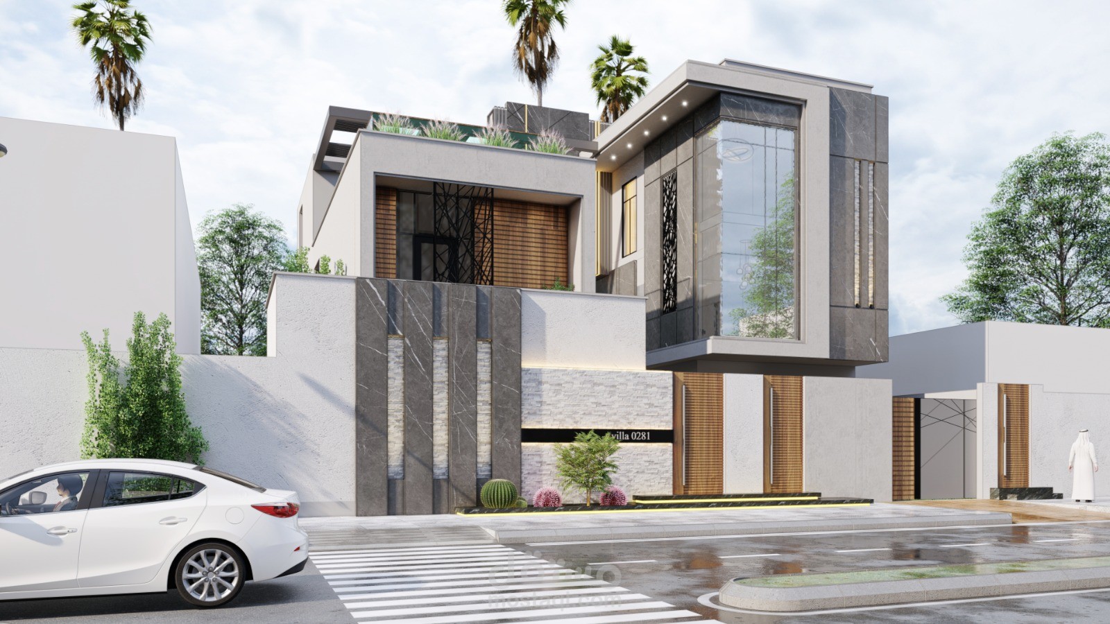 تصميم فيلا مودرن