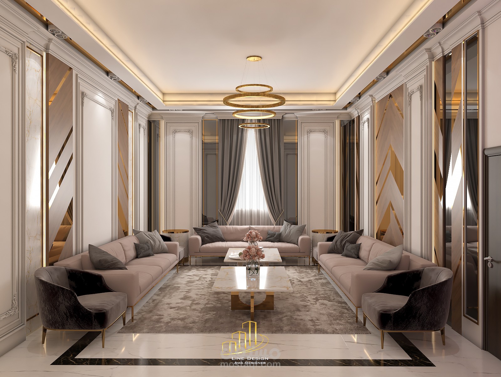 تصميم داخلي فيلا