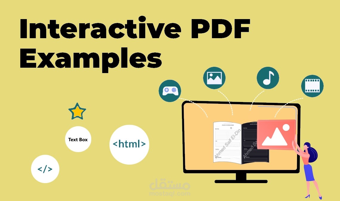 قالب تفاعلي لتدوين الملاحظات ( تفاعلي PDF) English