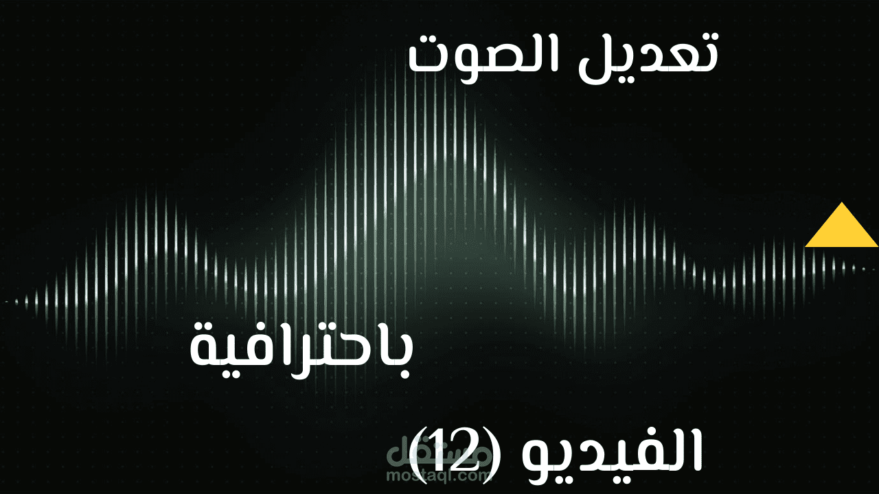 مونتاج وتعديل الصوت باحترافيه - الفيديو (12)