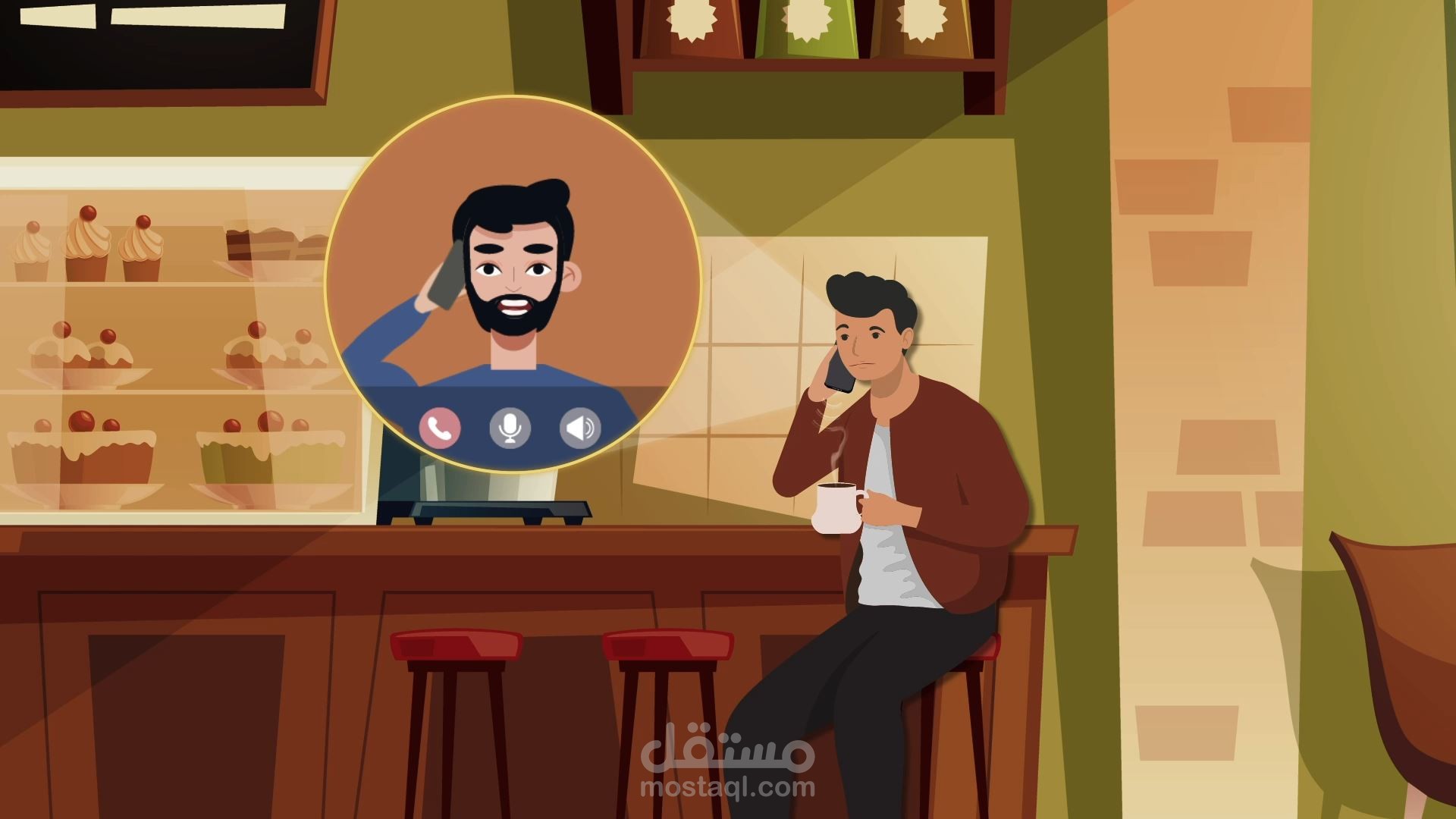 شركة الصادق للرخام موشن جرافيك وتعليق صوتي