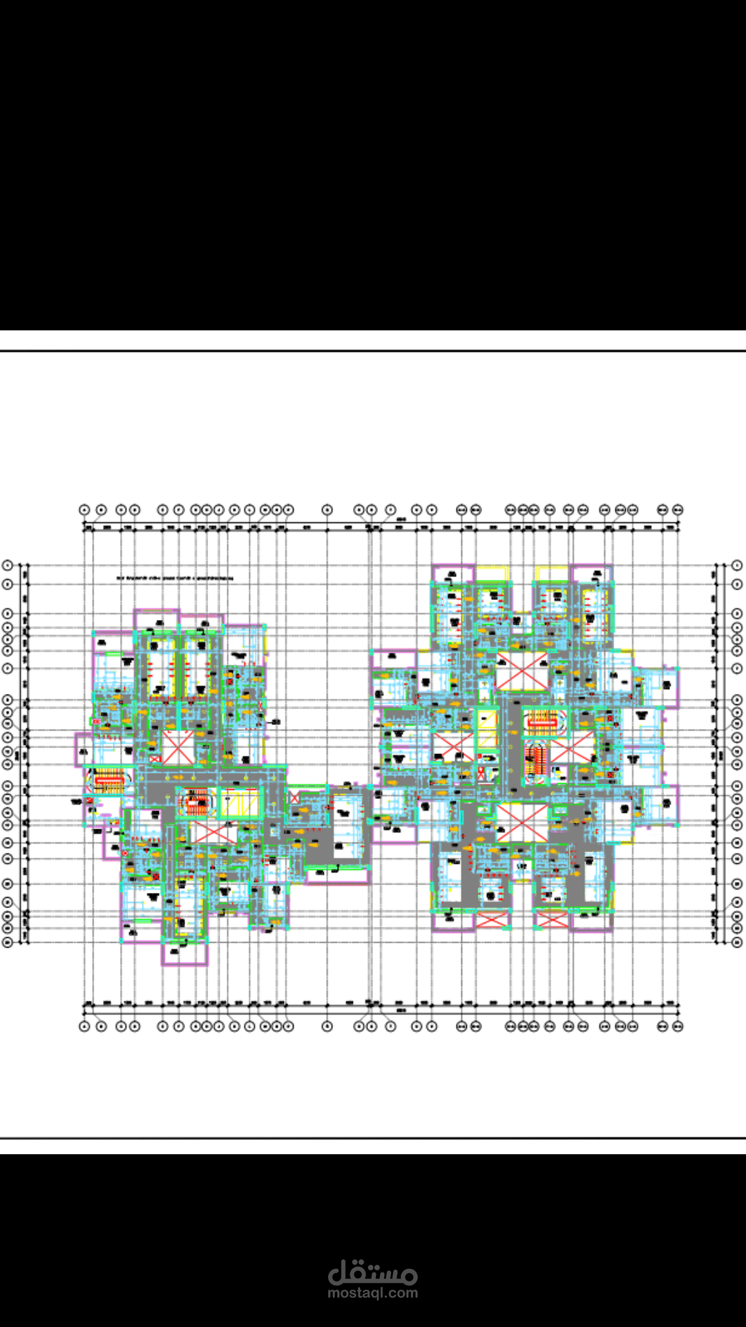 رسومات تنفيذية - مشروع سكنى