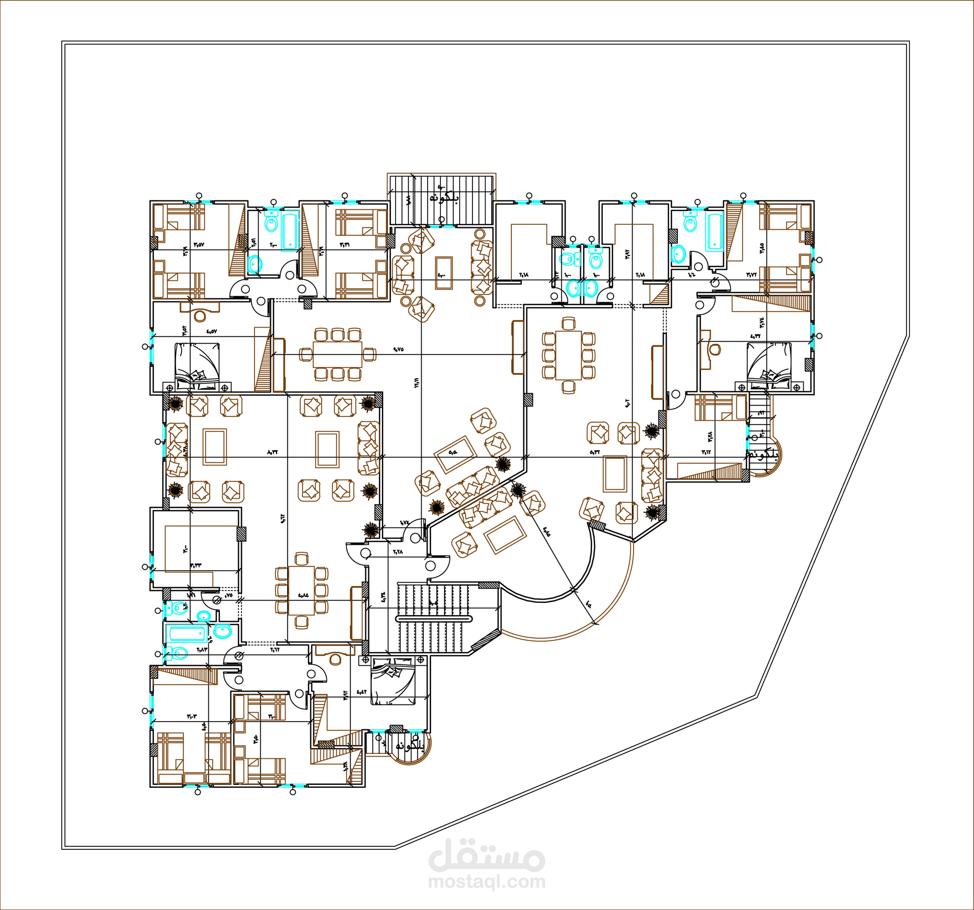 تصميم فيلا سكنية