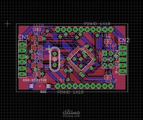 تصميم مخطط لوحة الكترونية مطبوعة PCB