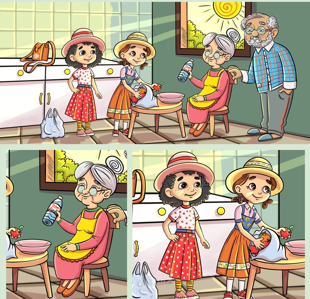 رسم قصص اطفال