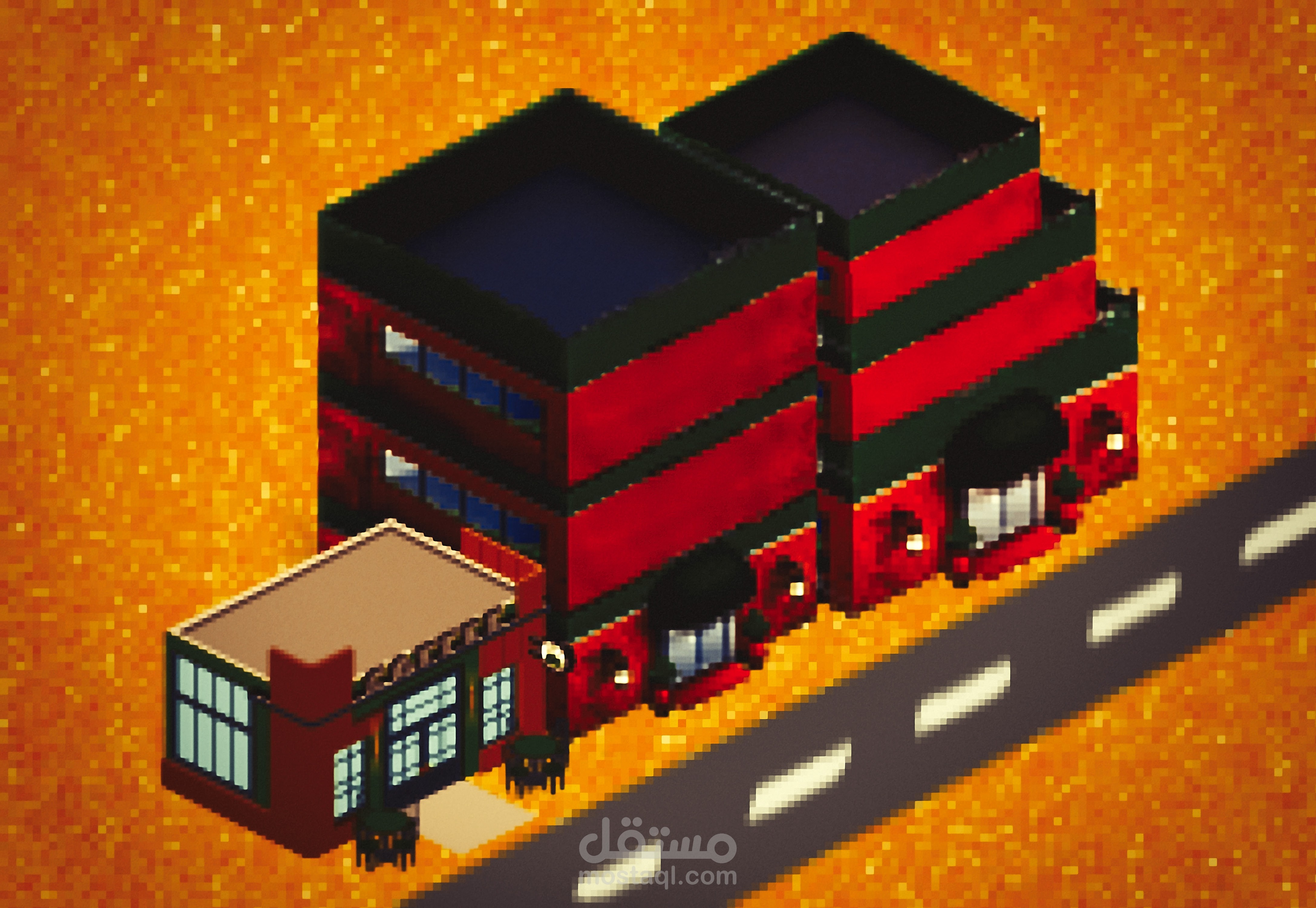 Isometric art for game development and concept