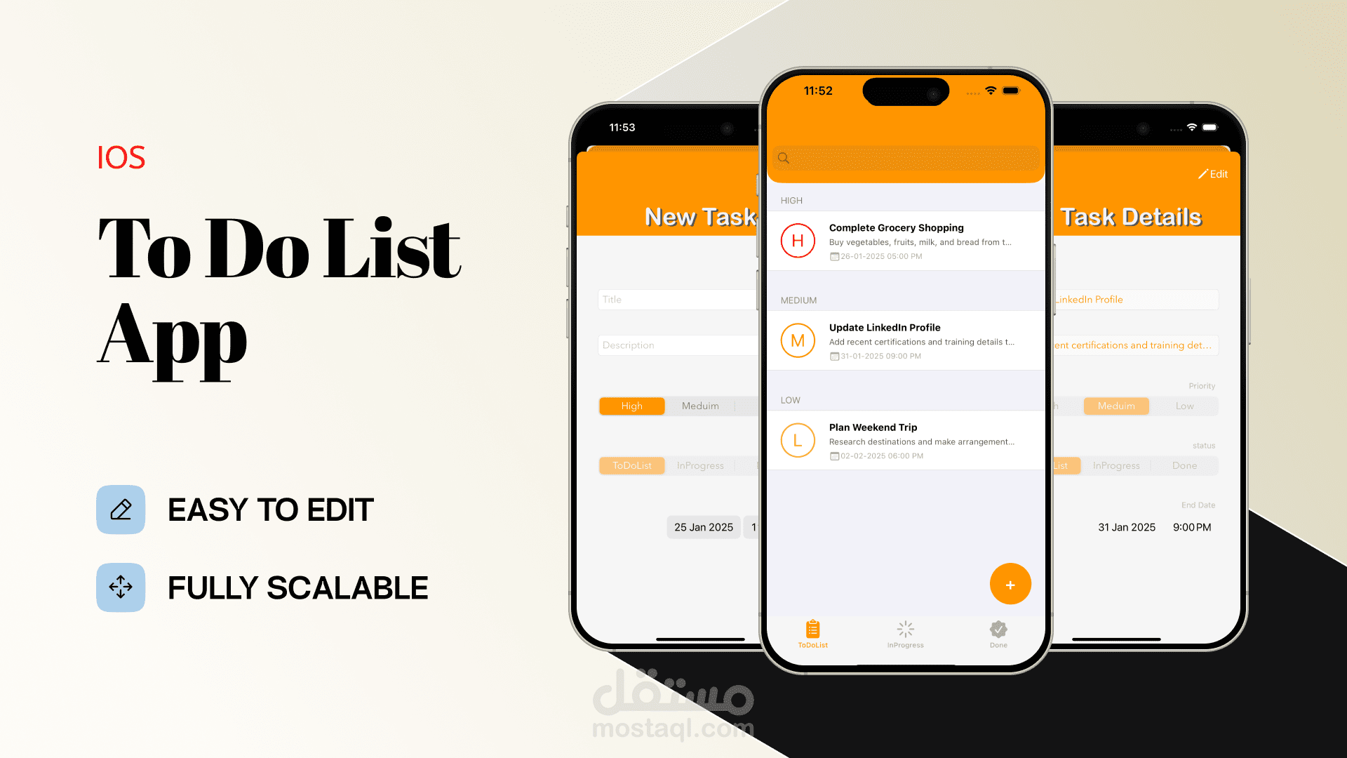 تطوير تطبيق iOS لإدارة المهام باستخدام Objective-C