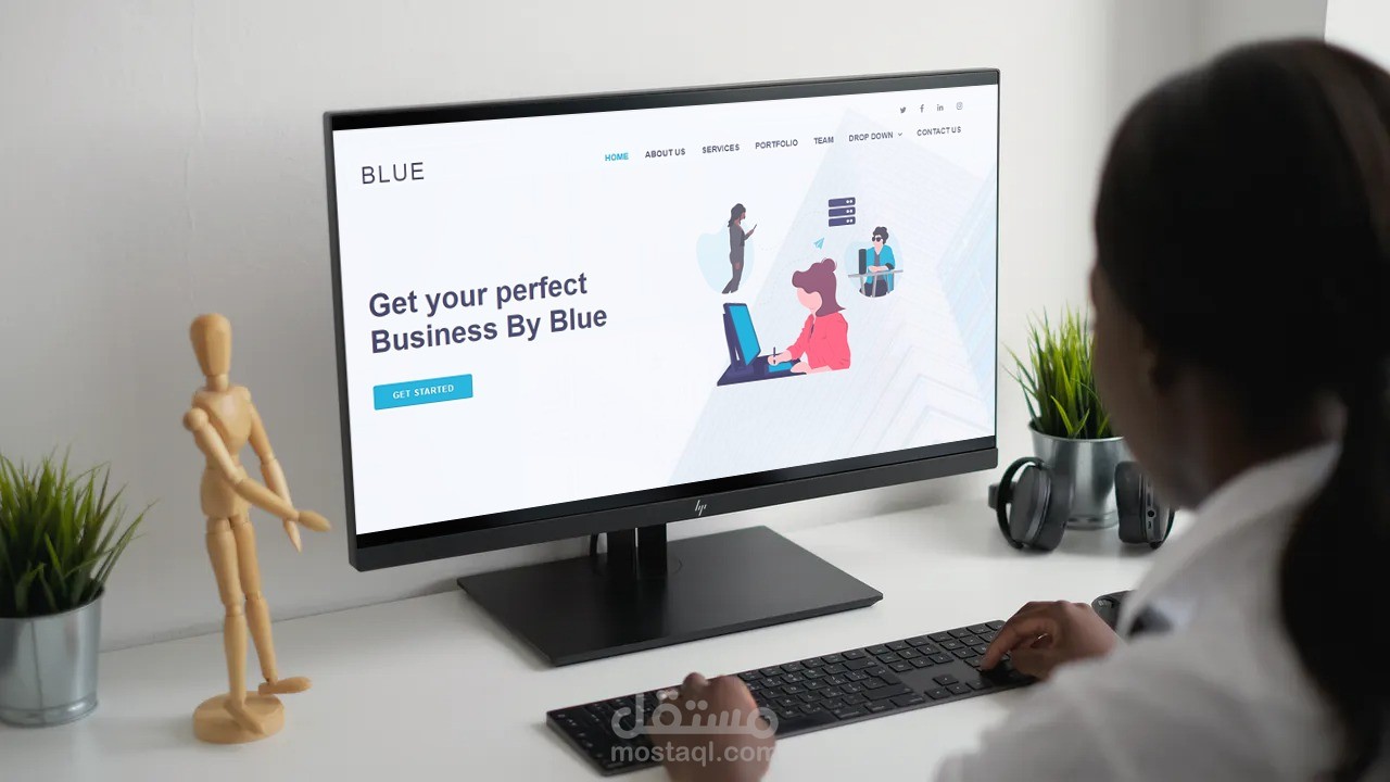 بروفايل شركة برمجيات تحويل قالب html الى ثيم ووردبرس