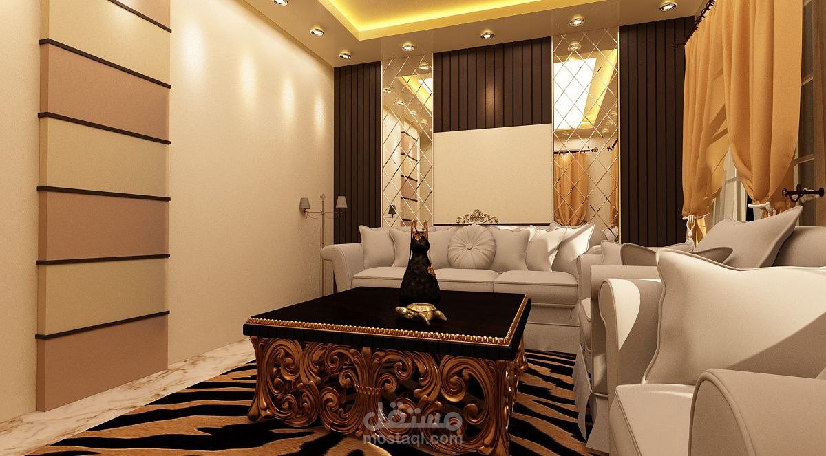من اعمالي الجديدة في التصميم الداخلي
