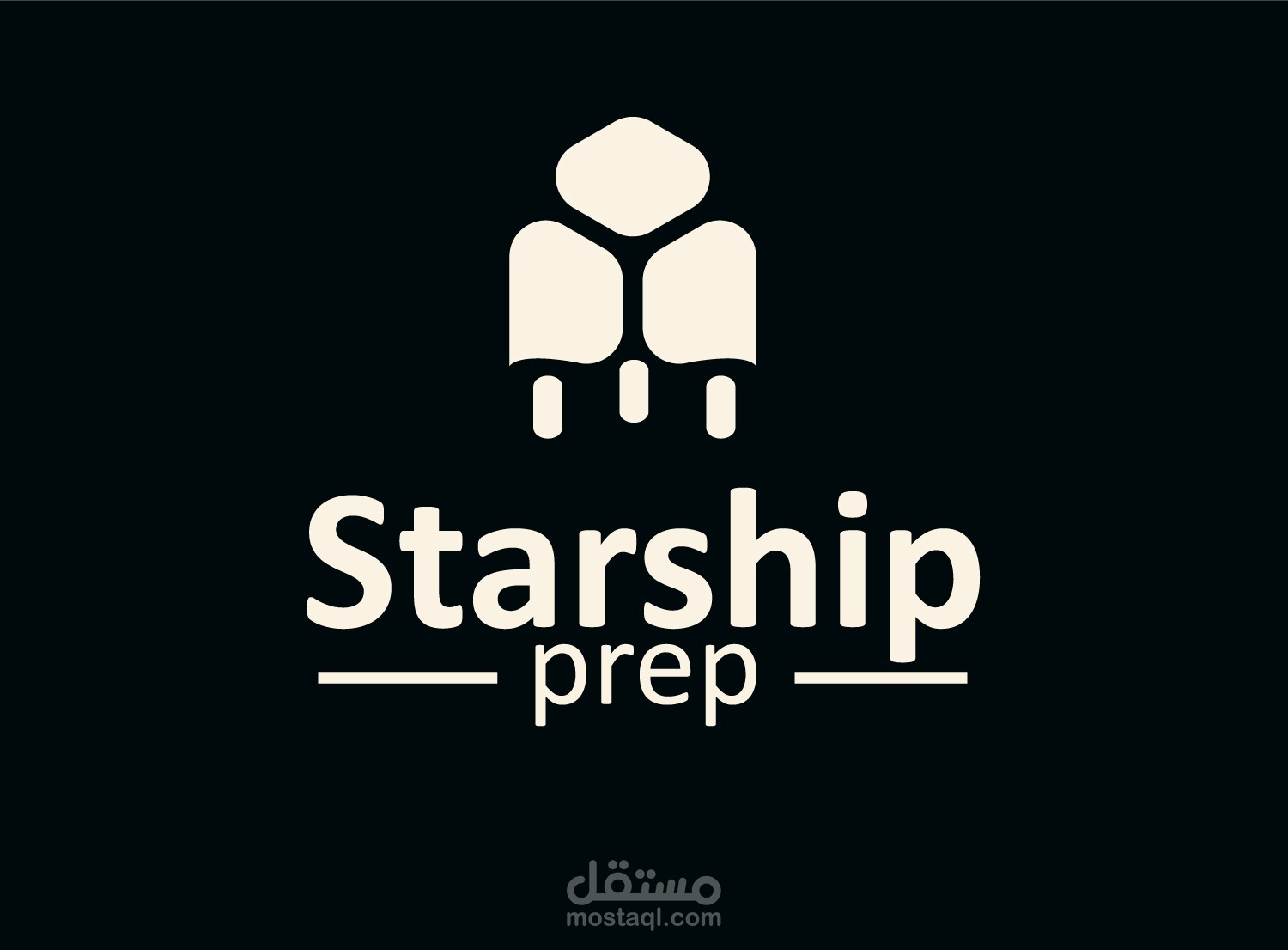 starship prep logo design