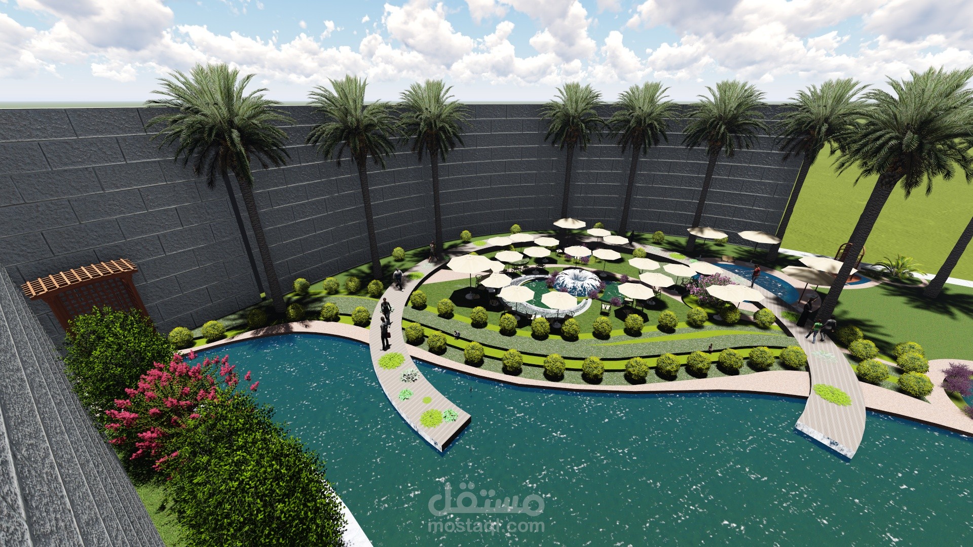 تصميم متنزه ترفيهي