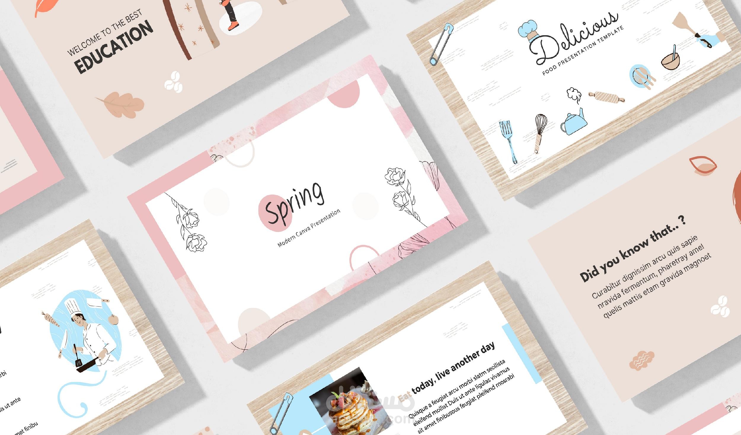 قوالب للعروض التقديمية بتصاميم عصرية