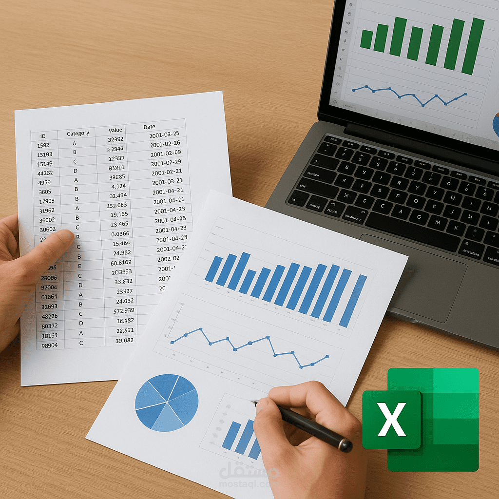 إعداد وتجهيز البيانات للتقارير باستخدام Excel