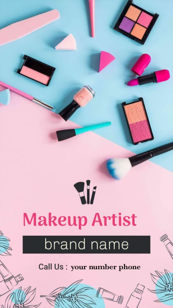 اعلان لمستحضرات التجميل