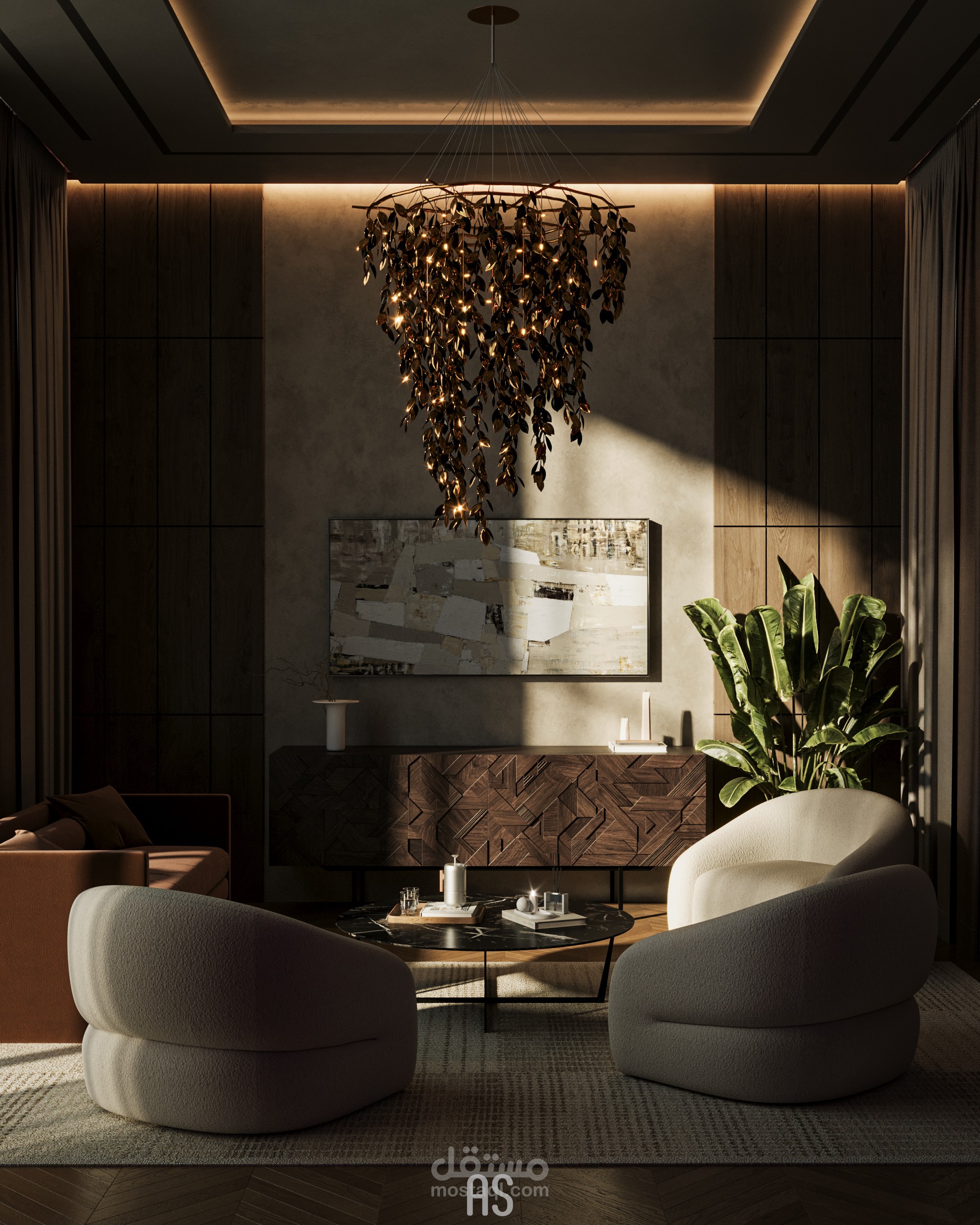 تصميم فراغ استقبال