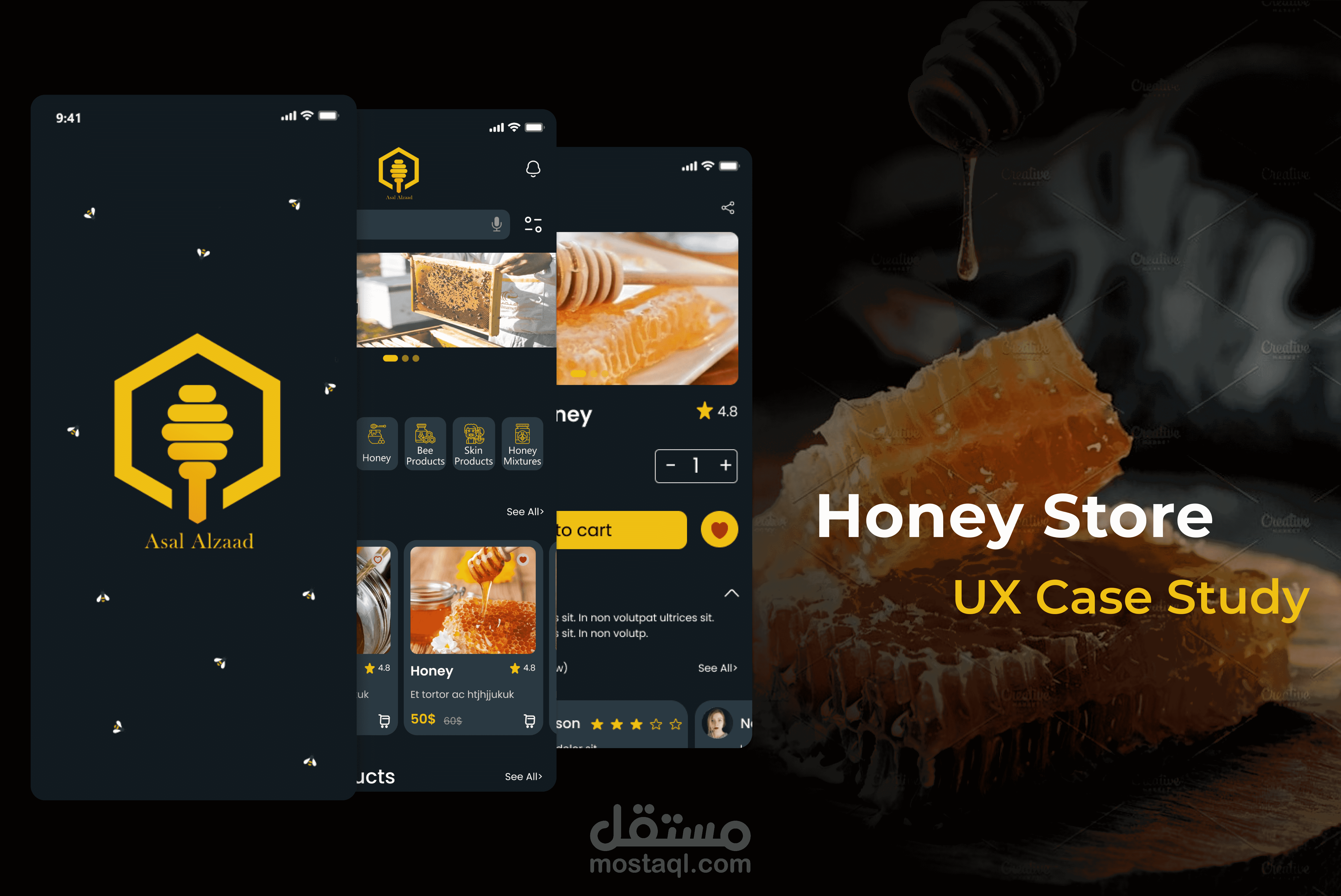 Honey Store App | UXUI Case study