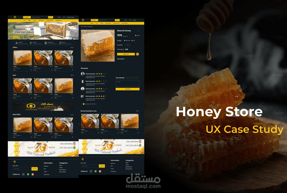Ecommerce Honey | UXUI Case study