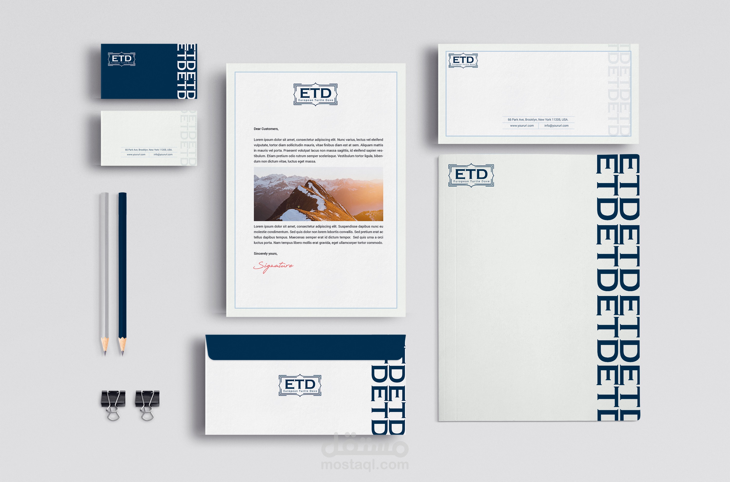 شعارetd وتصميم هوية