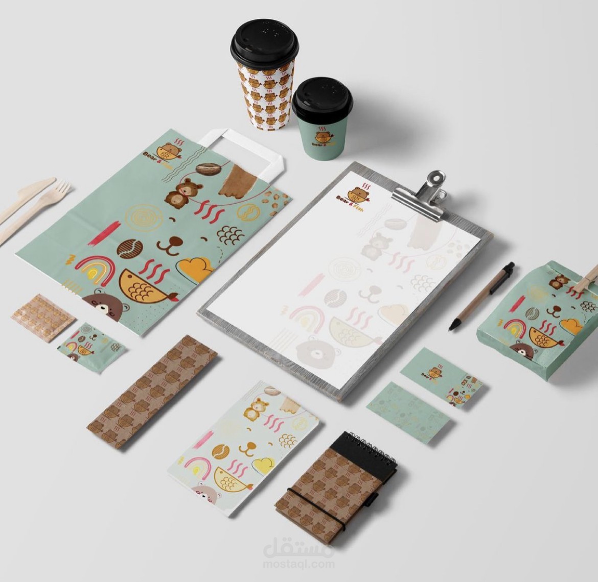 تصميم شعار وهوية كوفي شوب