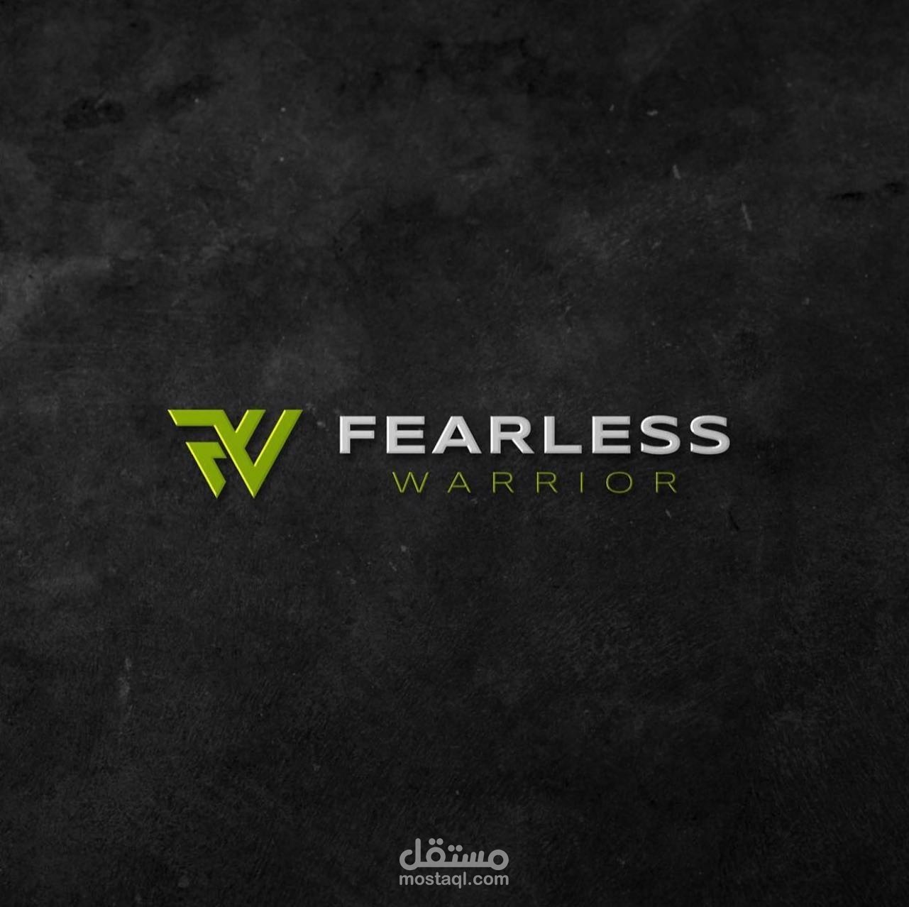 project .logo design. fearless warrior
