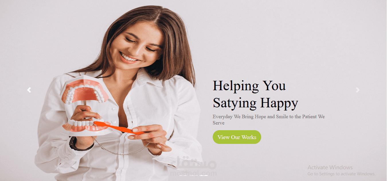 Dental clinic website