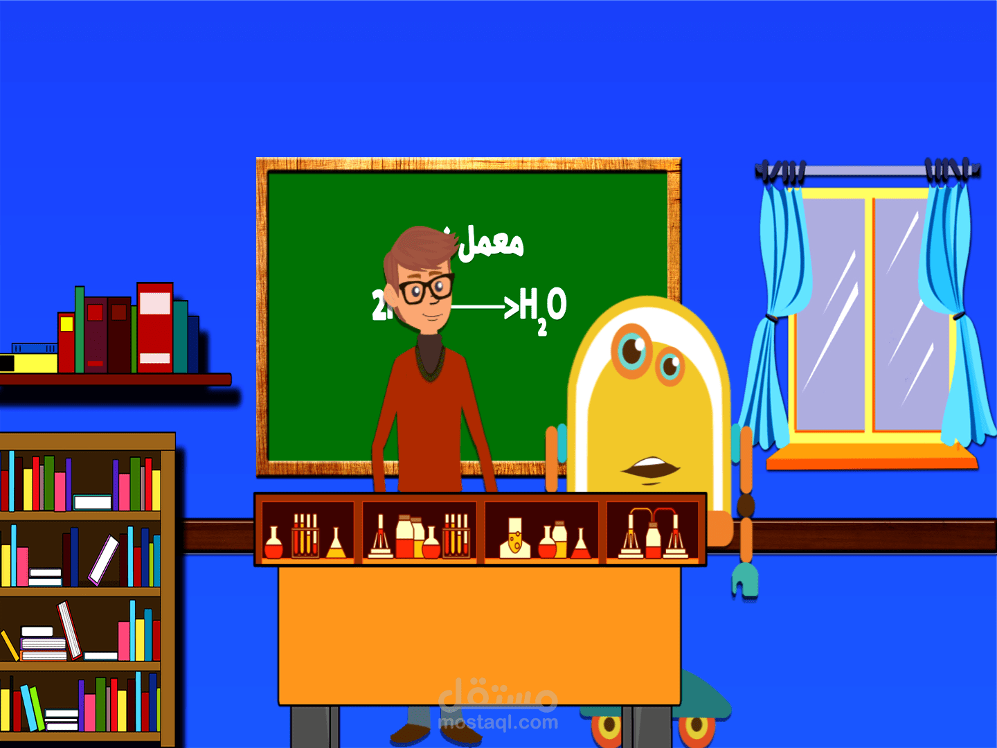 نموذج لحلقة تعليمية قيد الإنشاء