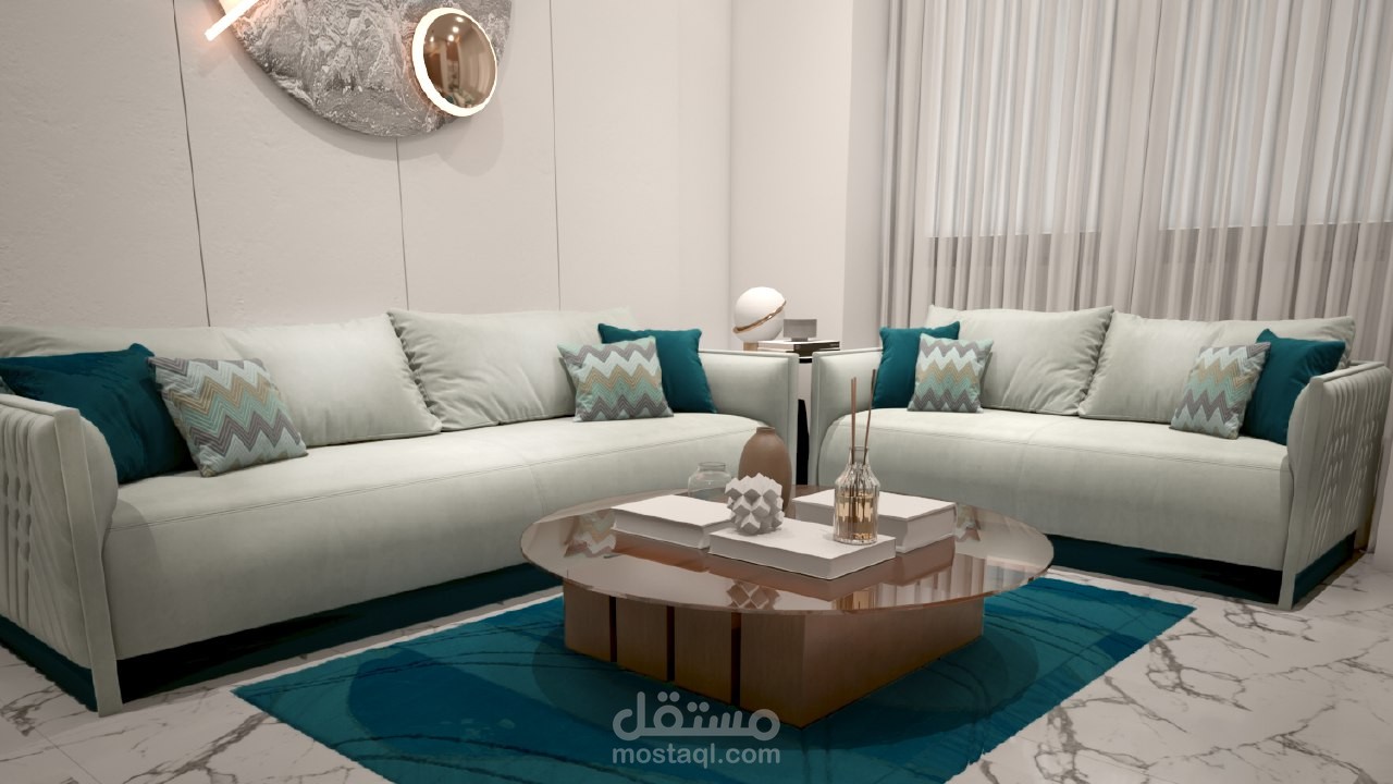 تصميم غرفة  ضيوف