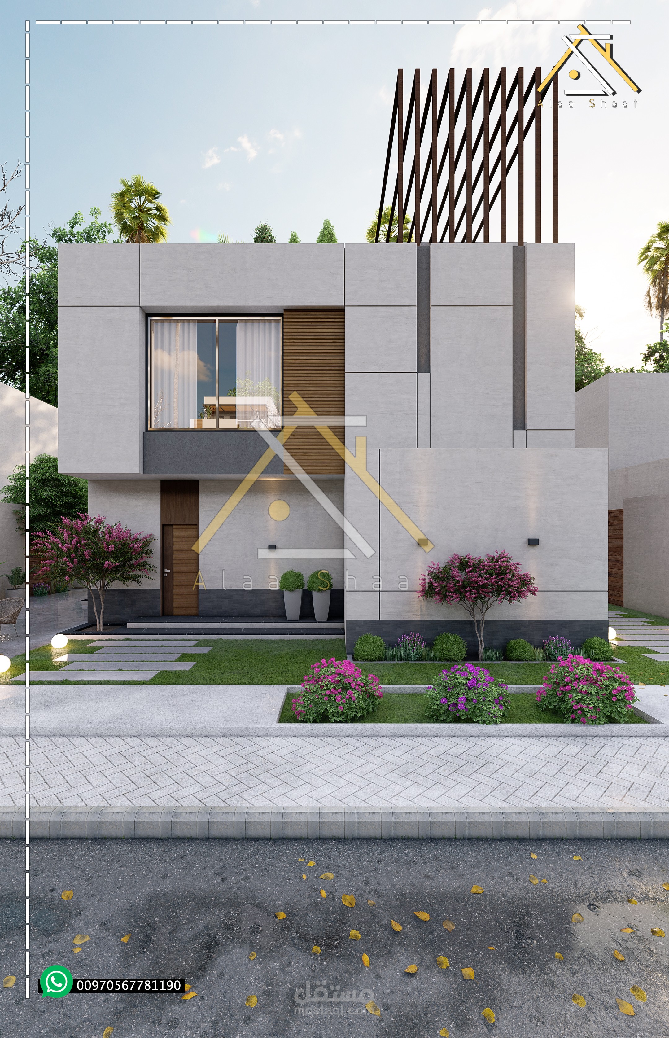 تصميم واجهة مودرن إقتصادية