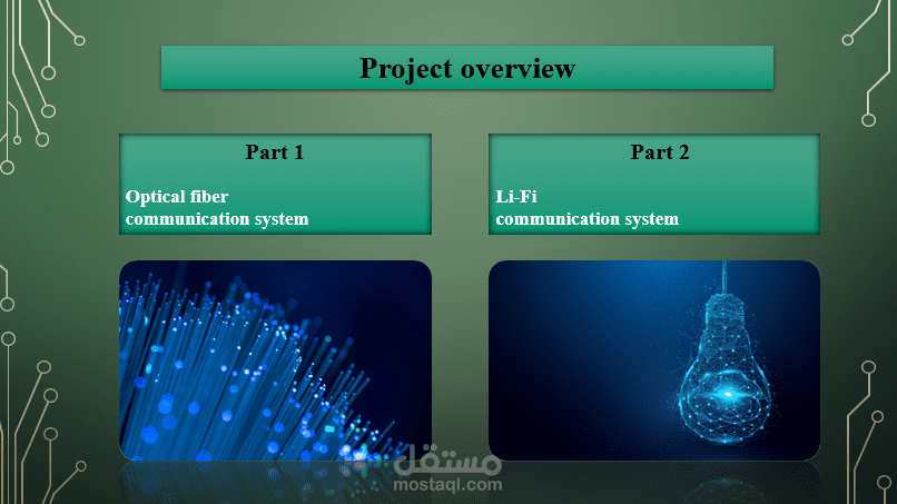 باوربوينت احترافي لمشروع تخرج