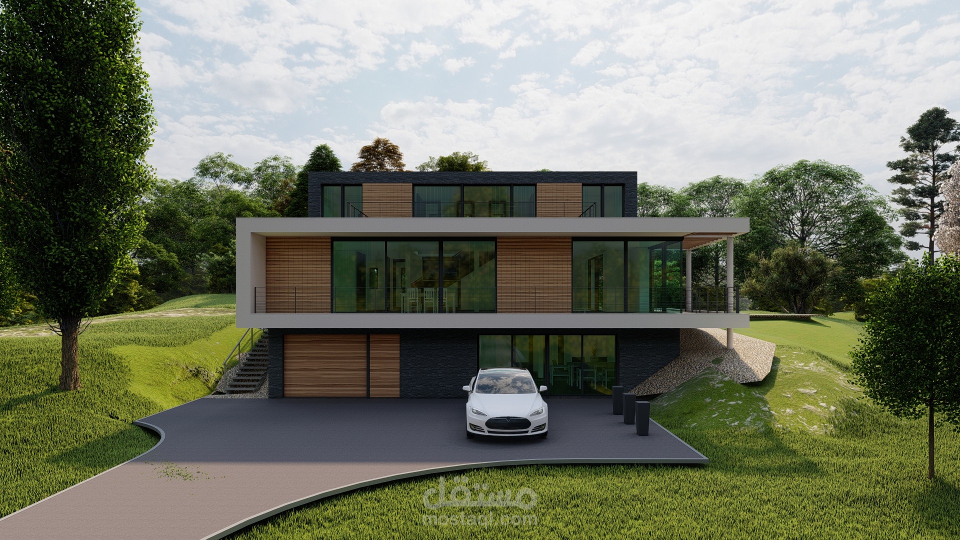 تصميم فيلا سكنية