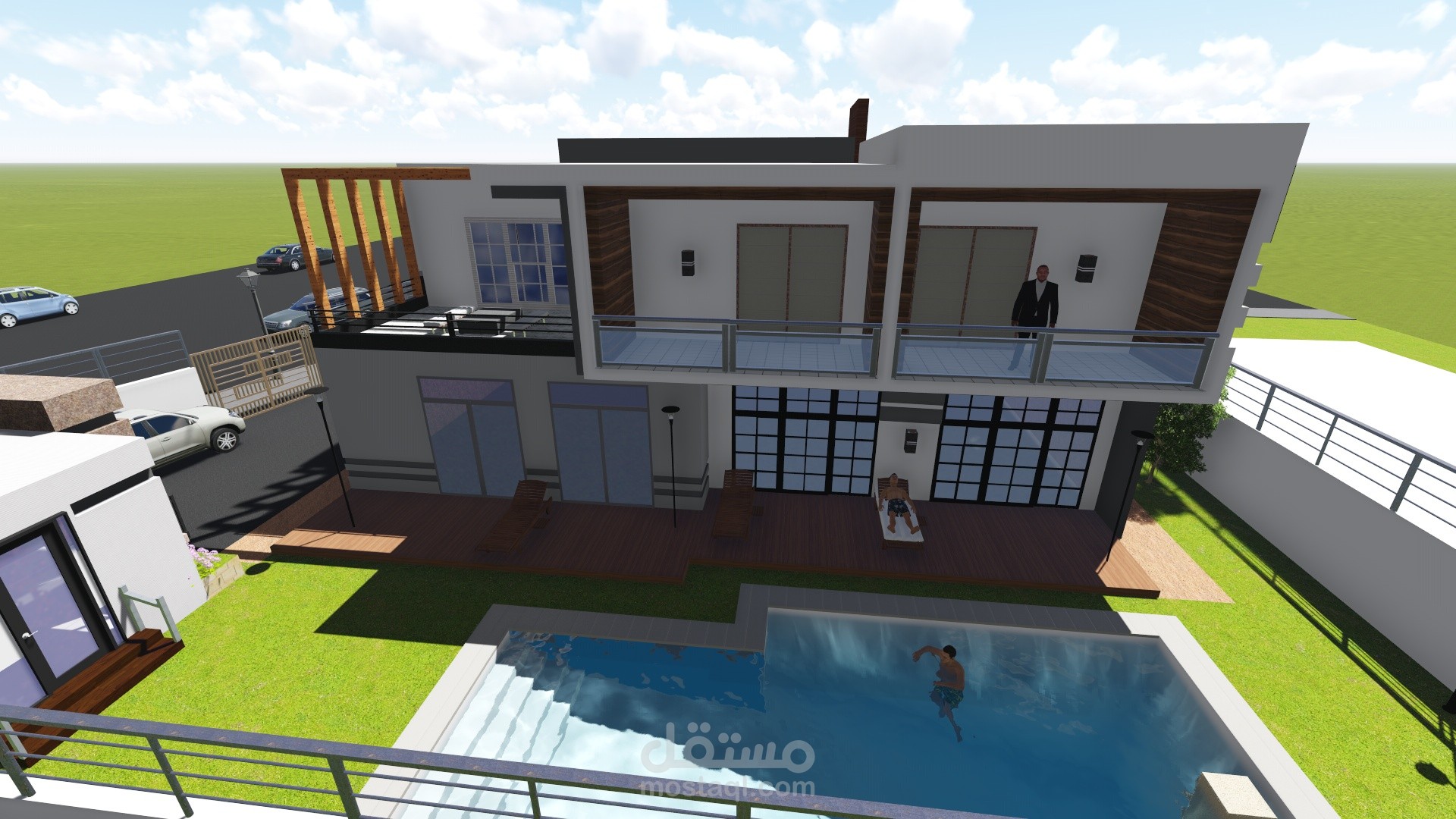 تصميم فيلا سكنية