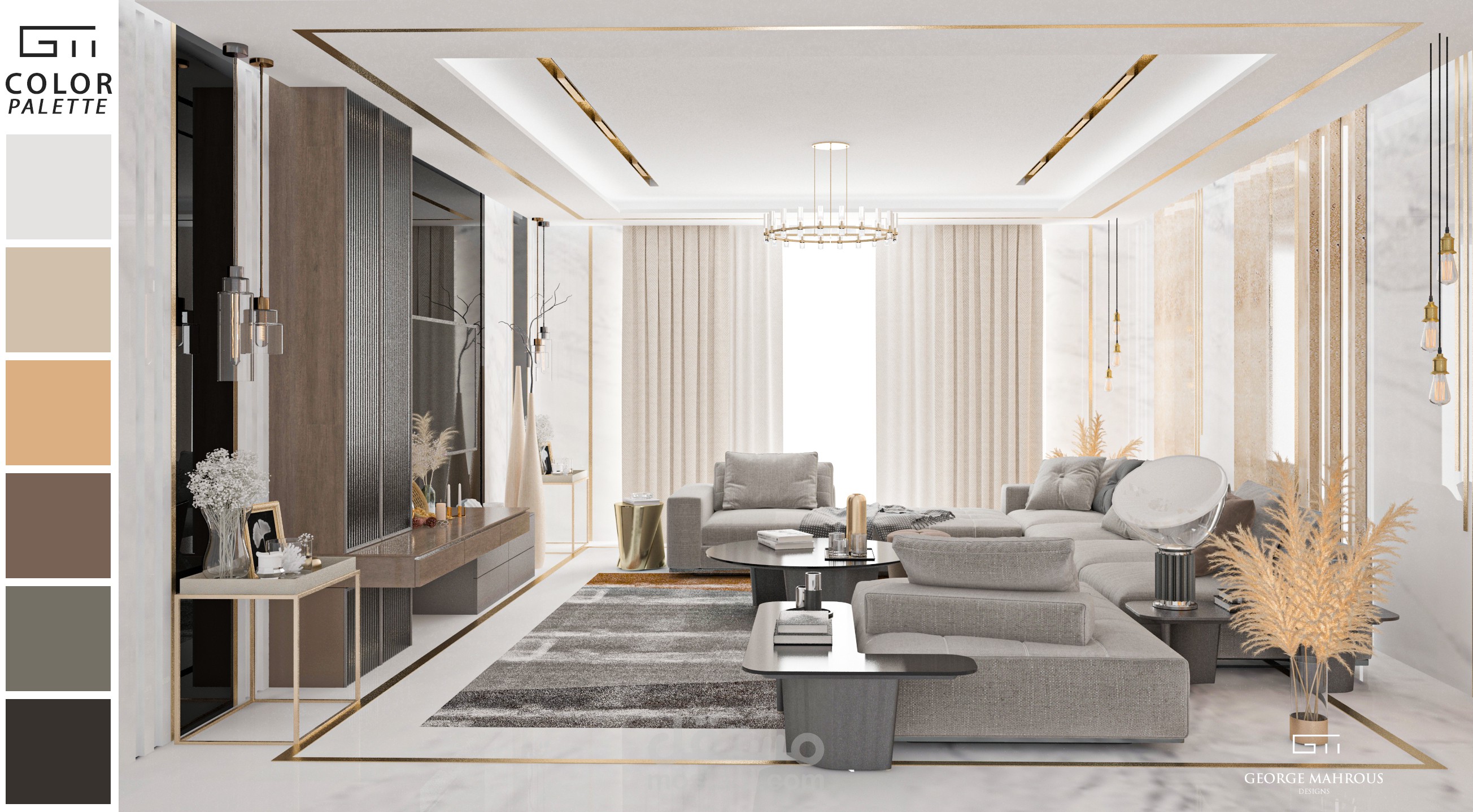 Living room interior design